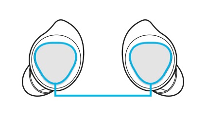 Location of touchpad
