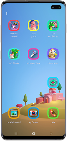 نظرة عامة على الميزات الأساسية في Kids Home