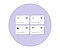 A purple circle has four squares and each card has various icons, incluing the sun, moon, and a spoon and fork. The final step is to set up routines and control devices. Create routines to control multiple devices simultaneously, and quickly control your devices from the device cards.