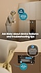 A woman stands in front of a washer. She says Hi Bixby, what is the self-clean course? Bixby activates, indicated by a logo on the washer's screen. It says, I'm listening. Ask Bixby about device features and troubleshooting tips. Below, Bixby replies with the SELF CLEAN course is a feature on Samsung washers that helps keep the drum clean by removing dirt and bacteria. The woman replies Ok, run that course now!