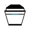 The dishwasher icon door is open.