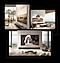 Samsung MICRO LED TV displays luxury TV design ideas including a part of an art, picture, and a wallpaper.