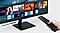 Running the TV app with powered by TIZEN on the monitor through the remote control.