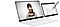 A product shot of a Galaxy Book Pro with a smiling woman on screen. Next to the laptop is a product shot of a Galaxy Tab S7 with its S Pen pointed at the screen.