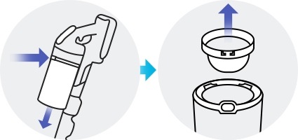 separate the washable micro filter