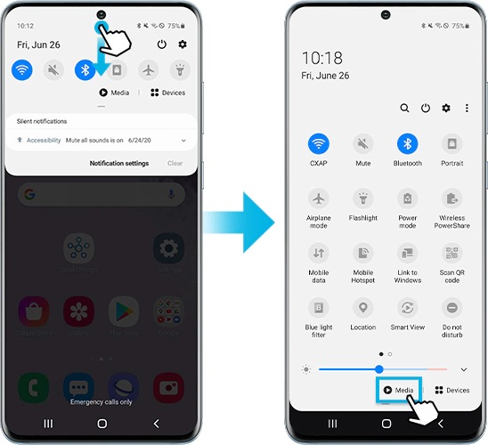 How to use device panel