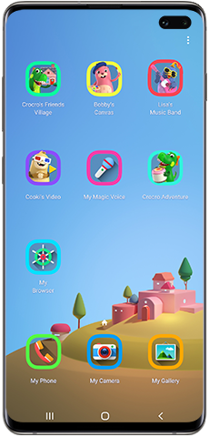 Overview of key features of Kids Home