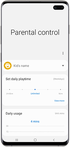 Key features of Parental control in Kids Home
