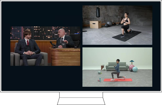 multi view tv screen