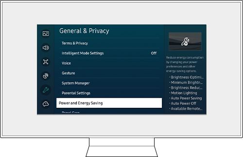 setting Auto Power Saving function step 3