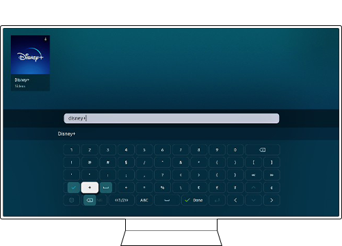 tv on screen keyboard
