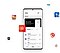 En Galaxy-skärm som visar huvudskärmen i Samsung Blockchain Wallet-appens Explore Dapp-funktion. I miniatyrbilder och i ikoner som listas nedan finns det olika tillgängliga Dapps listade efter kompatibilitet med virtuella tillgångar. Omgivningen av Galaxy är ett urval av Dapp-ikoner.