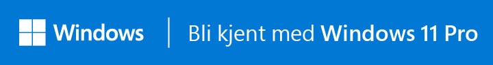 Bli kjent med Windows 11 pro