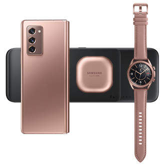 Galaxy Fold2 + Galaxy Watch3 + Galaxy Buds Live + Trio Charger