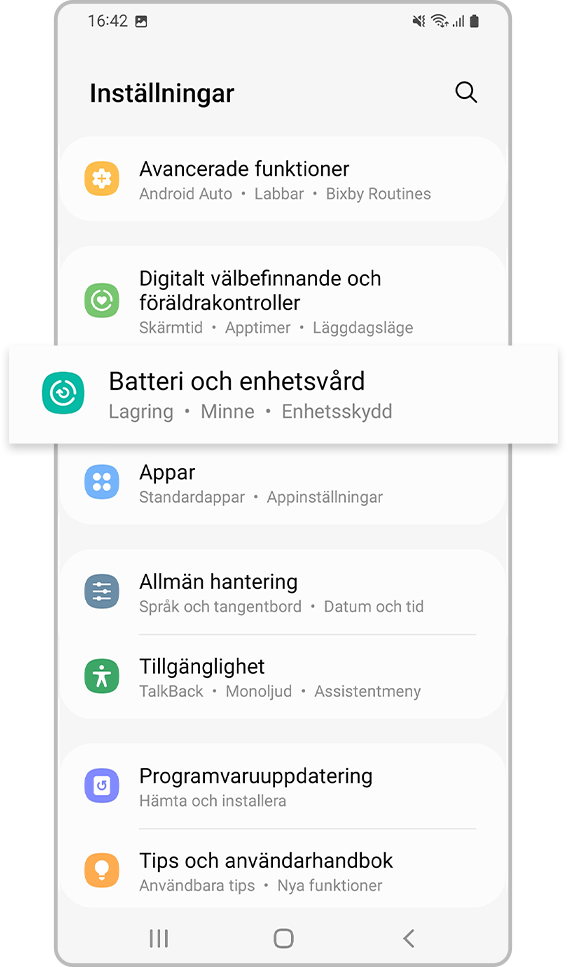 aktivera snabbladdning steg 1