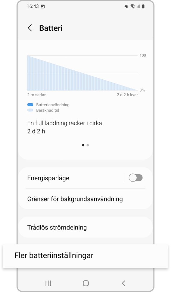 aktivera snabbladdning steg 3