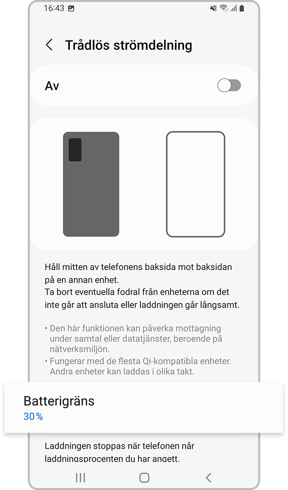 gräns för trådlös strömdelning steg 4