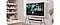 Samsung Serif TV mot vit vägg i vardagsrummet