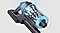 A close-up internal illustration a Jet 85's HexaJet Motor has blue streaks demonstrating the powerful suction.
