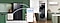 A hand holds a phone with the SmartThings app on screen. The phone is connected to a Bespoke refrigerator, washer, dryer, dishwasher and air conditioner. AI saving mode is on.