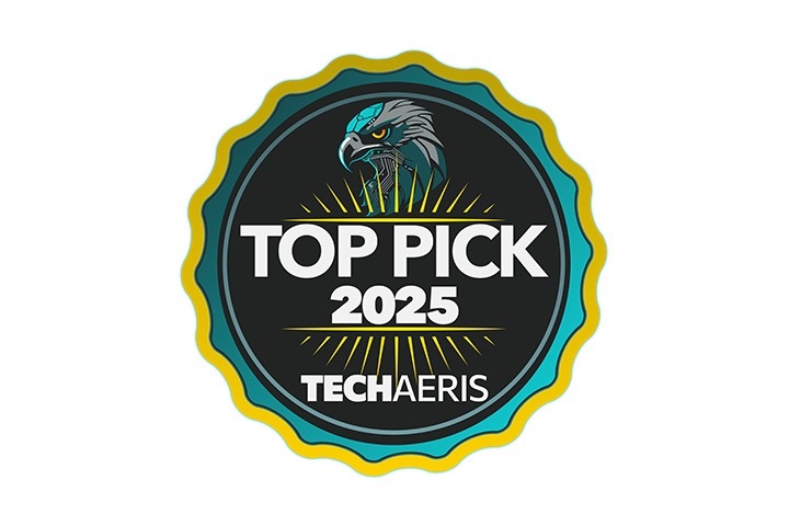 TECHAERIS TOP PICK 2025 logo.