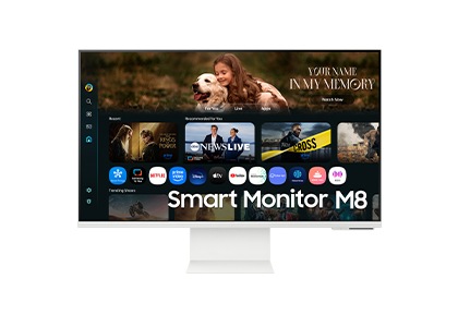 A Samsung Smart M8 Monitor