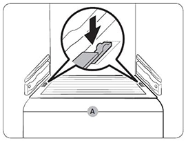 Gently pull out the vegetable/dry bin