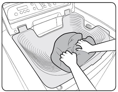 Hand-wash in Built-in sink