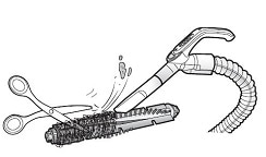 Clean the brush