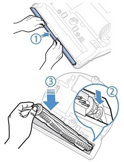 Reassemble the brush