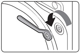 Loosen all shipping bolts on the rear of the machine using the supplied spanner