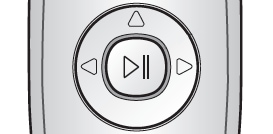Select manual clean mode using the direction control buttons on the remote control