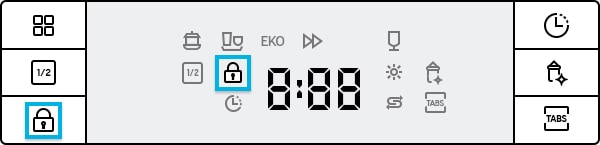 check the child lock is set
