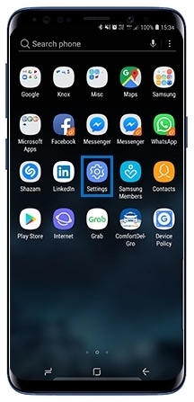Select Settings