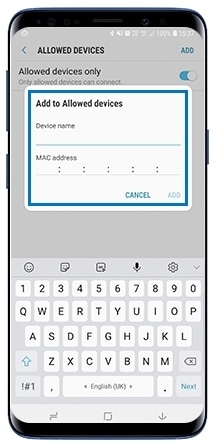 Select the three vertical dots in Mobile Hotspot panel
