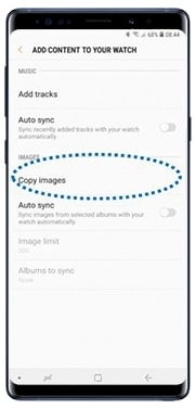 Tap Copy images