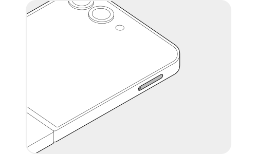 Rear camera facing upwards