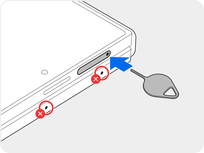 Insert tray ejection pin
