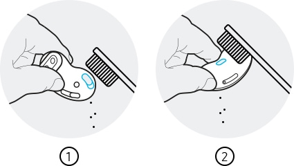 earwax or debris