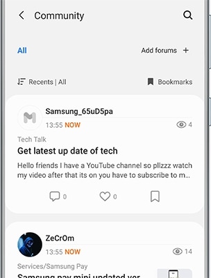 Explore community