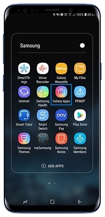 Go to Galaxy Apps