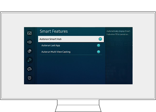tv smarthub autorun on