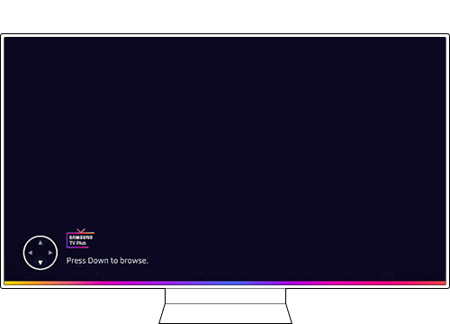 tv smarthub off screen