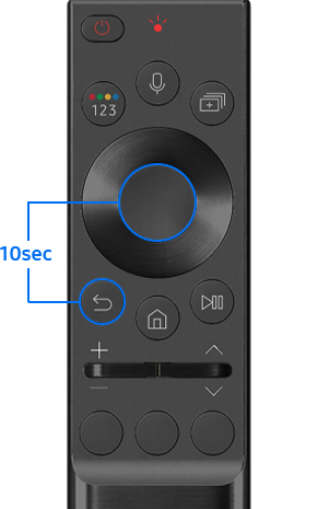 tv smart remote reset