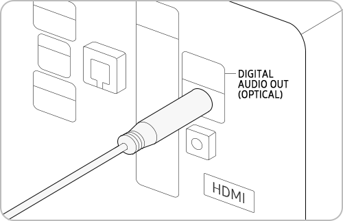 tv optical connection