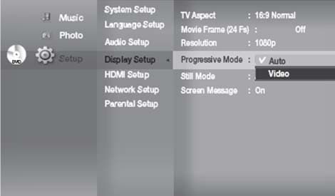 Progressive Mode