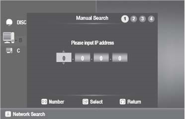 Enter in the IP address of the PC that has the shared folders