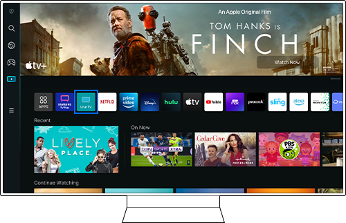Live TV tile