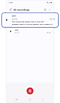 Voice Recorder app home.