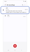 Voice Recorder app home.